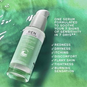 REN Clean Skincare Evercalm Redness Relief Serum / no box